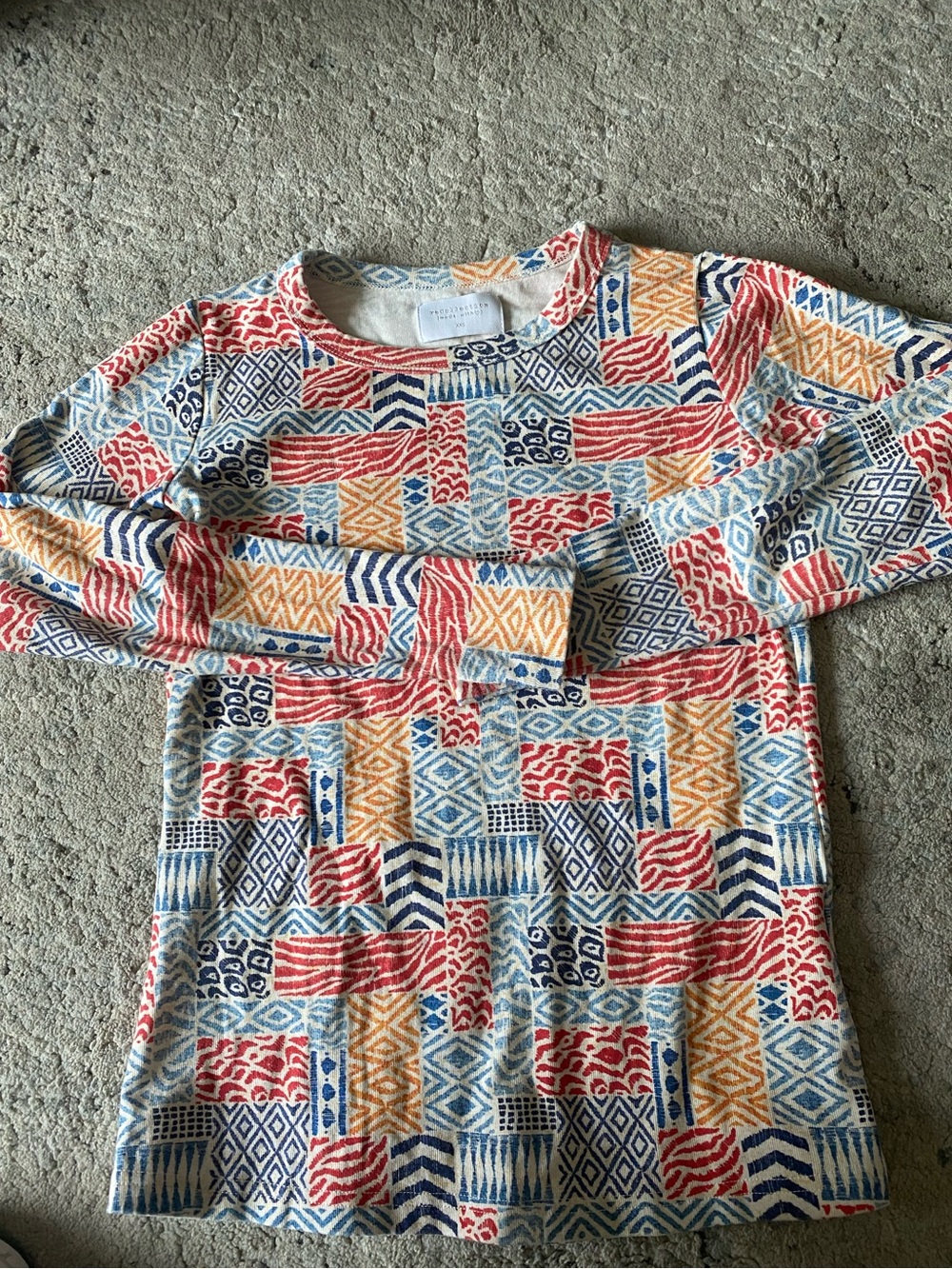 Recollections Multi-Color Long-Sleeve Sz XXS